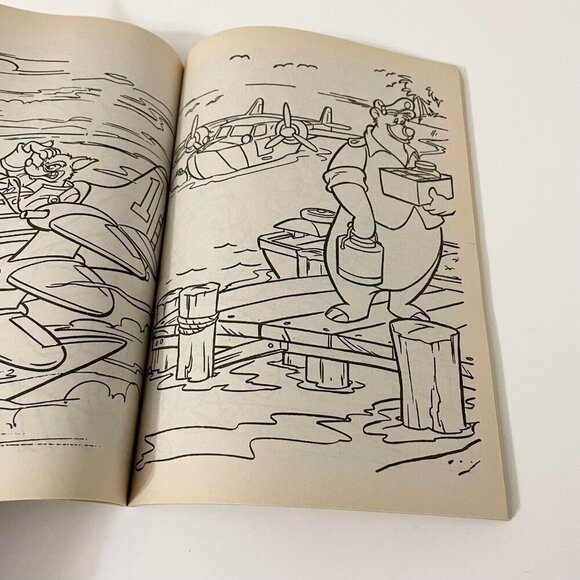 Vintage 1990 TaleSpin A Jumbo Colouring Activity Book Colour Book - Picture 14 of 16